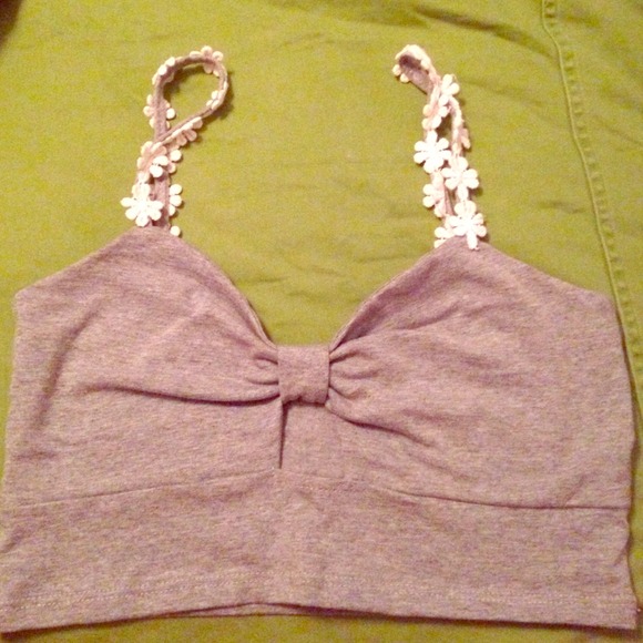 Lf inspired daisy trim bralette