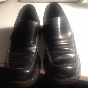 ⚡️Reduced⚡️Prada Black Leather Loafers sz 8
