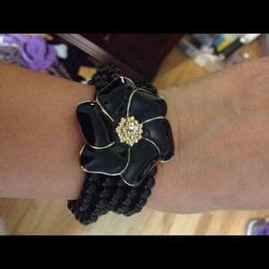 Black flower bracelet and WHBM bracelet bundle