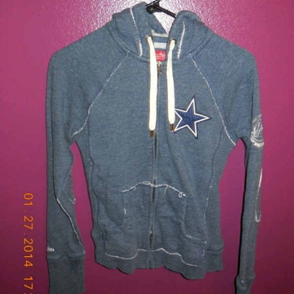 Medium cowboys football zip up - Picture 1 of 3