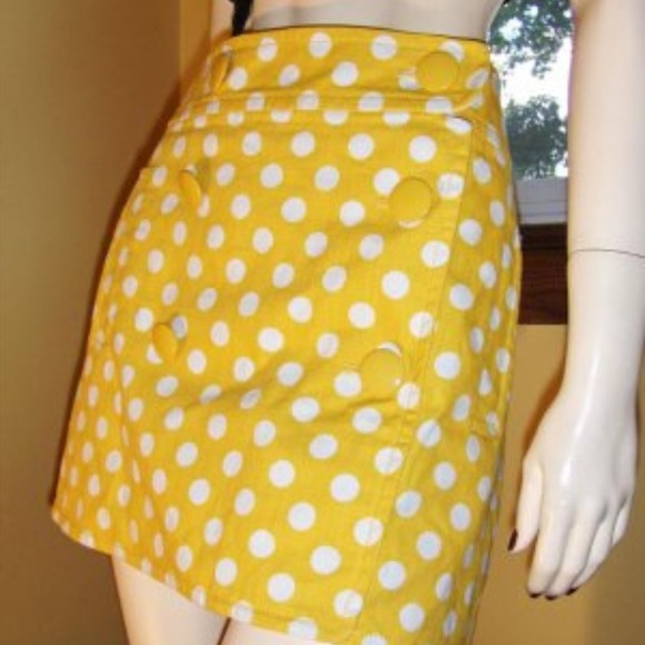 J. Crew Button Mini Skirt