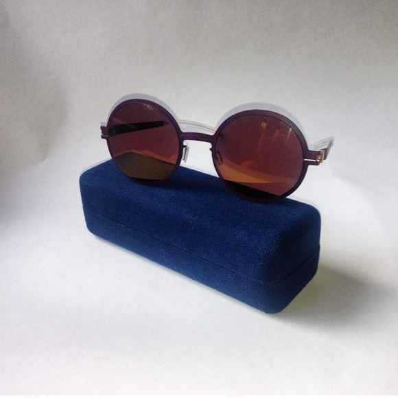 Mykita Decades Sun Scarlett Sunglasses in Burgundy