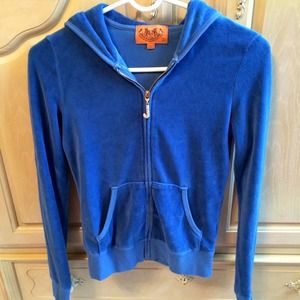 Authentic velour Juicy Couture Track jacket