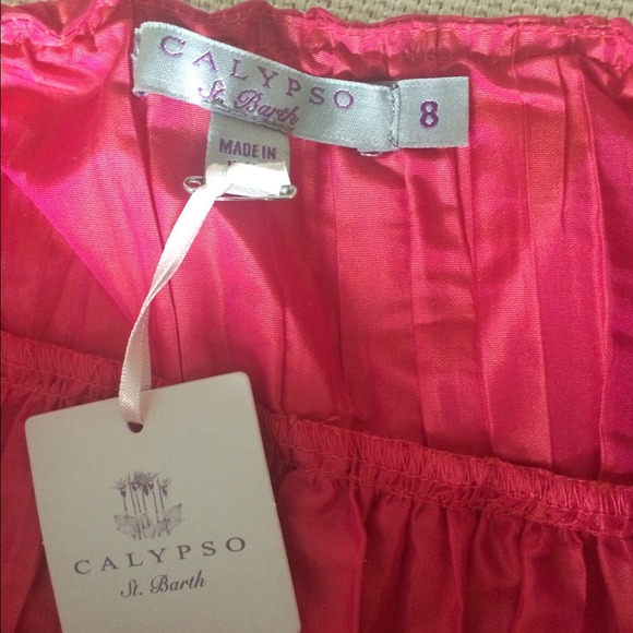Calypso St. Barth silk Iowa Dress, new size 8 - Picture 3 of 4