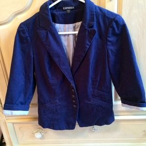 Express navy blue blazer