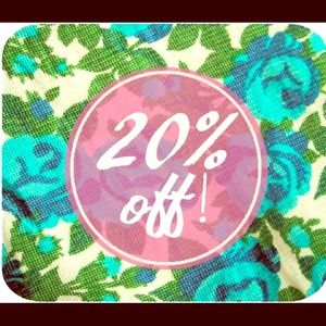 ⭐️FLASH SALE⭐️ LADIES!! Everything is 20% OFF!