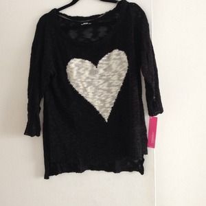 Black oversized light weight sweater