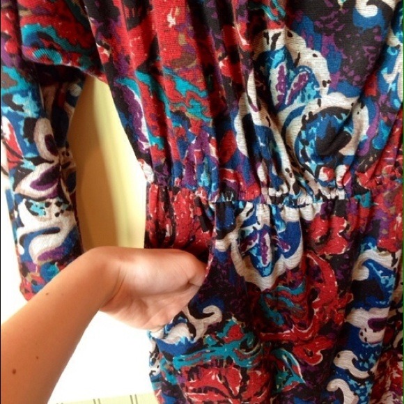 Forever 21 Pattern Dress- S - Picture 3 of 4