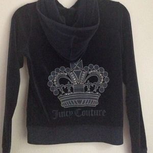 Juicy couture velour jacket navy blue