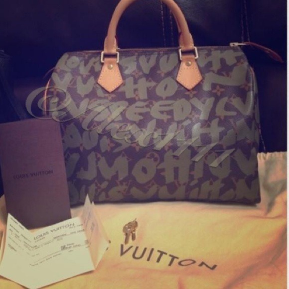 Sold Sephen Sprouse Louis Vuitton speedy 30