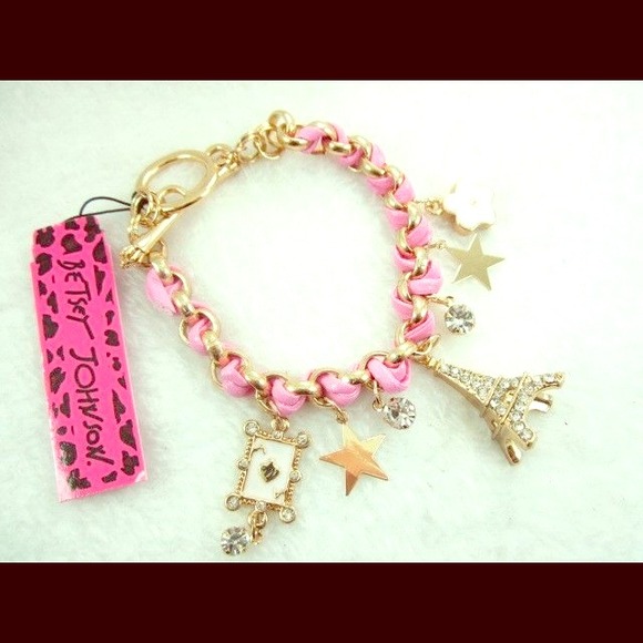 Betsy Johnson Eiffel Tower Bracelet And Necklace