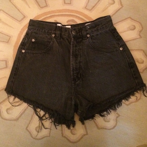 Calvin Klein sport black high waisted shorts
