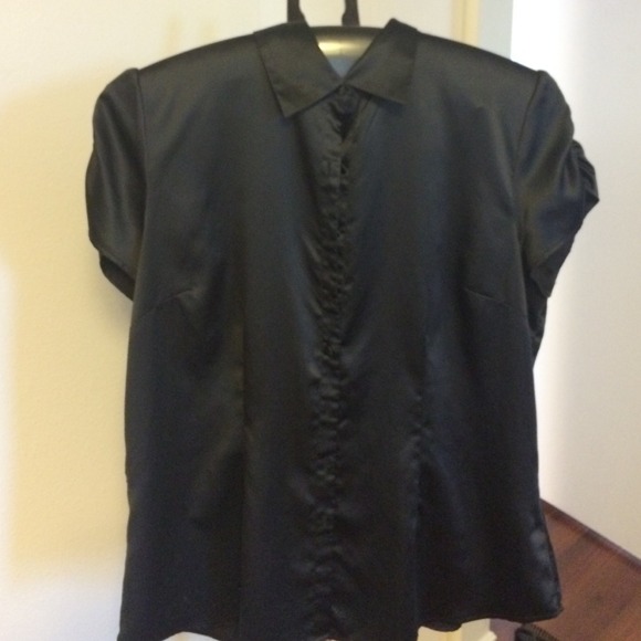 Silk black shirt