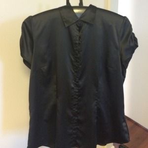 Silk black shirt
