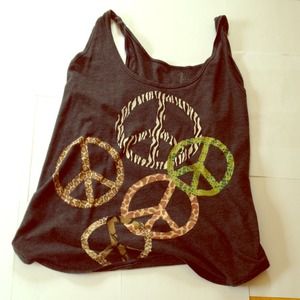Modern summer breezy tank with an animalistic edge