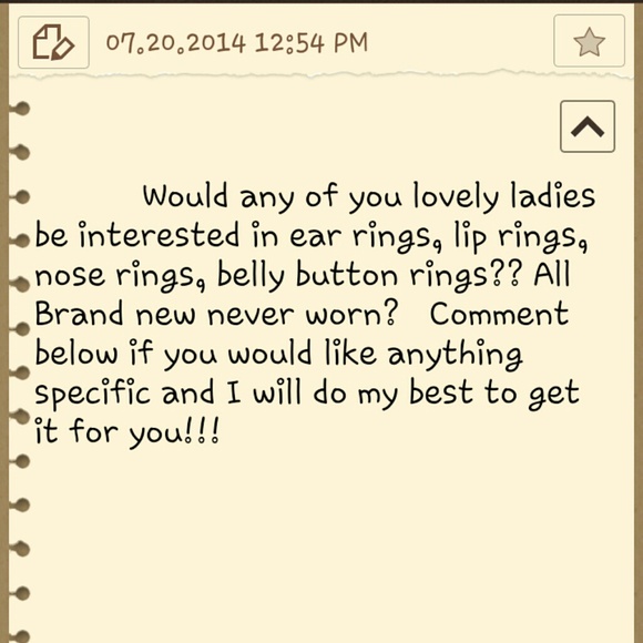Body jewlery