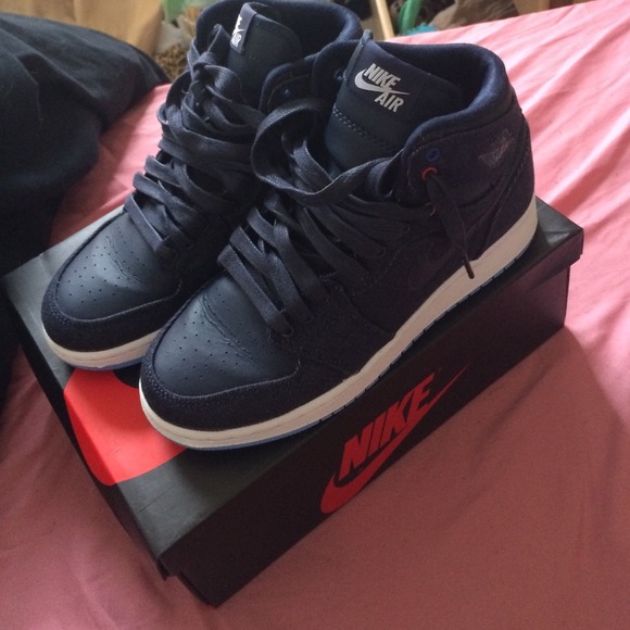 Denim Jordan 1s