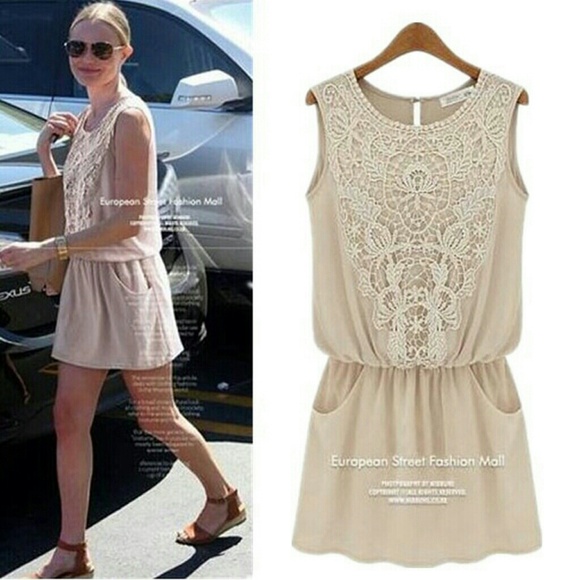 Tops - $20 Sale til 8.07 ~ Beige Celeb Style Dress