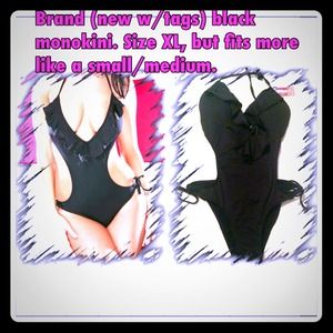 Brand new (still in package)Black Monokini jr. Xl