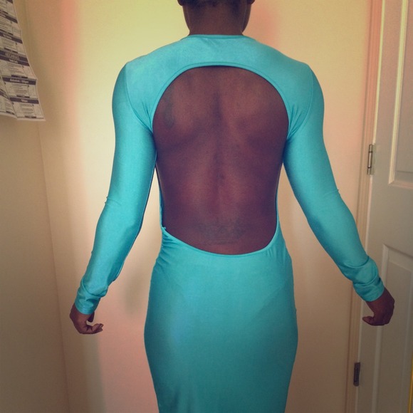 A dress with a nice back out