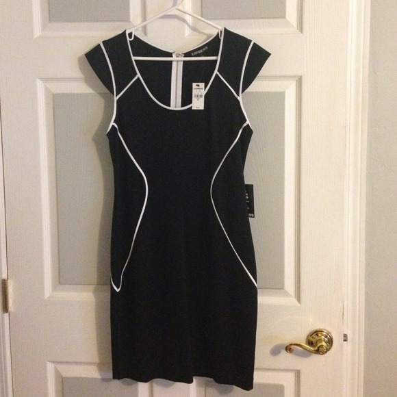 Express fitted cocktail dress