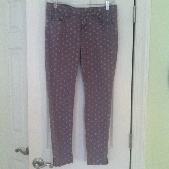 Lavender polka dot Jeggings!