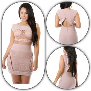 Crotchet Flare Dress