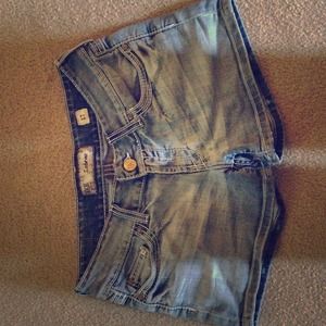 BKE blue jean shorts!