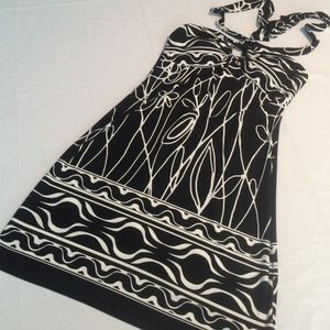 Sexy Black and White Summer Halter Dress💥Sale💥