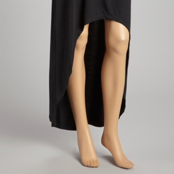 🚫SOLD BUNDLE🚫Black Hi-low maxi skirt - Picture 3 of 4