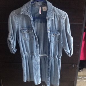 Very cute jean sweater