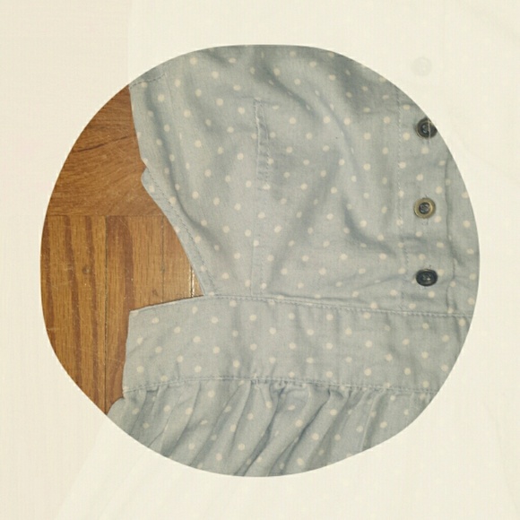 Collar Cutout Polka Dot Dress - Picture 3 of 3