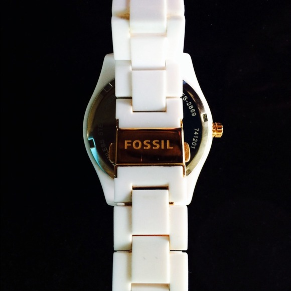 Fossil Stella Watch (white/gold trim) - Picture 2 of 3