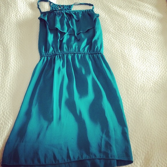 Xhilaration teal dress