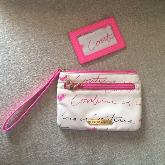 SOLD! Juicy couture wristlet & cardholder