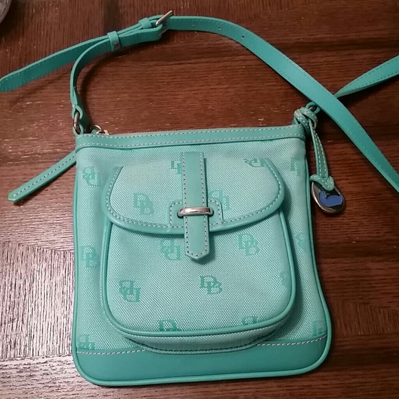 Authentic aqua green Dooney &Bourke