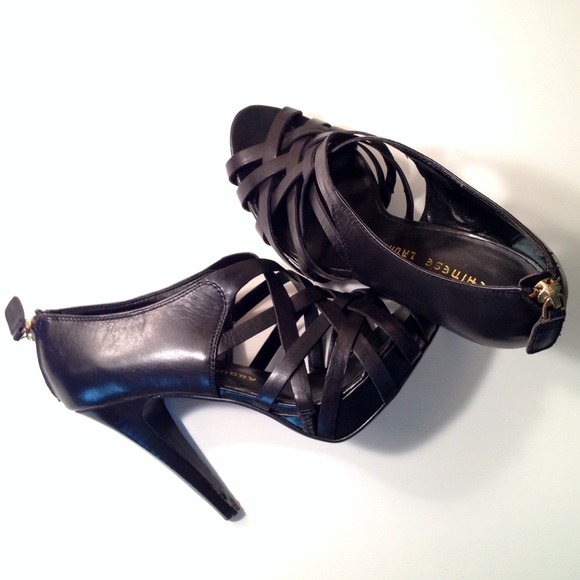 REDUCED $$ Chinese Laundry leather caged sandals