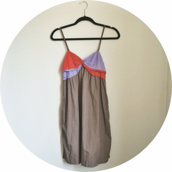 Anthropologie Color-Blocked Dress