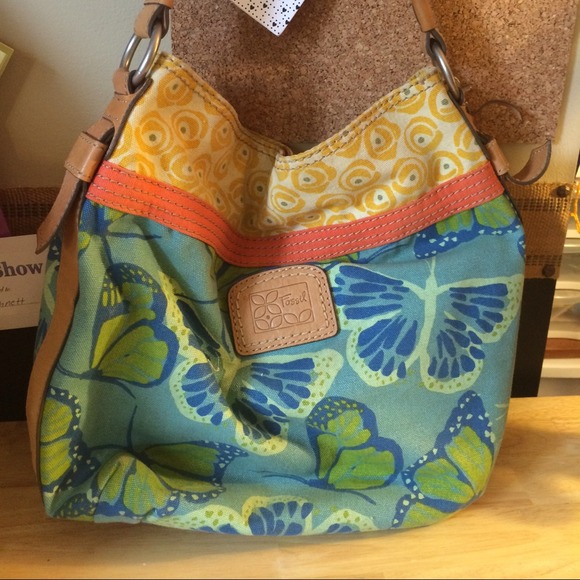 Vintage Fossil tote