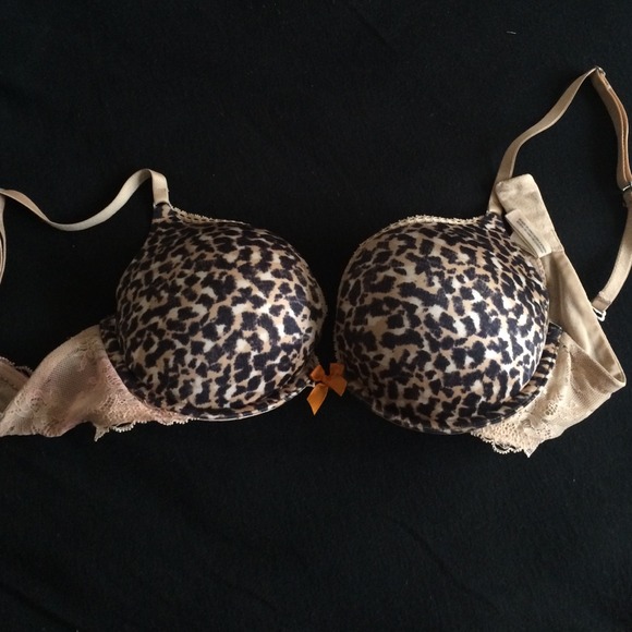 Aerie Leopard Push-Up Bra