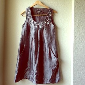 Gray/Silver Tunic Dress