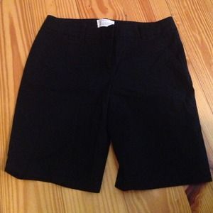jcrew black bermuda shorts