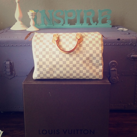 Speedy 35 Damier Azur Louis Vuitton