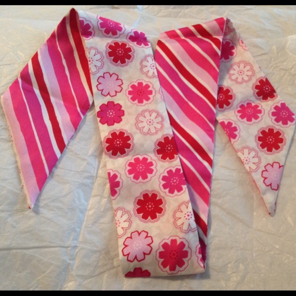 SOLD Coach Silk Pony Tail Scarf - Picture 2 of 3