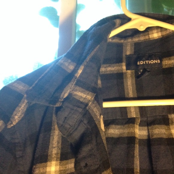 Dark blue flannel - Picture 4 of 4