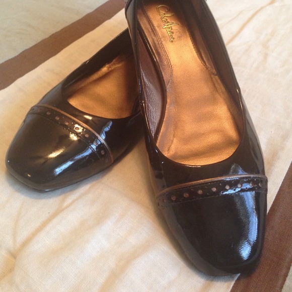 Dark Brown Cole Haan Air Ballet Flats