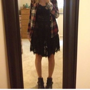 ⭐RARE Free People slip dress (xs) black