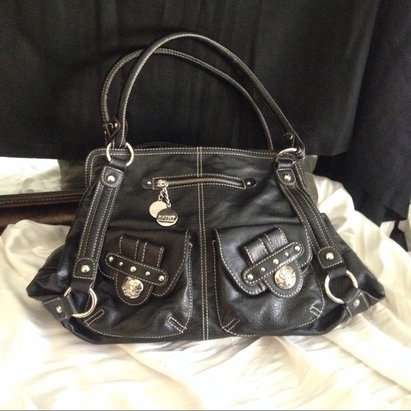 Kathy Vanzeeland black handbag