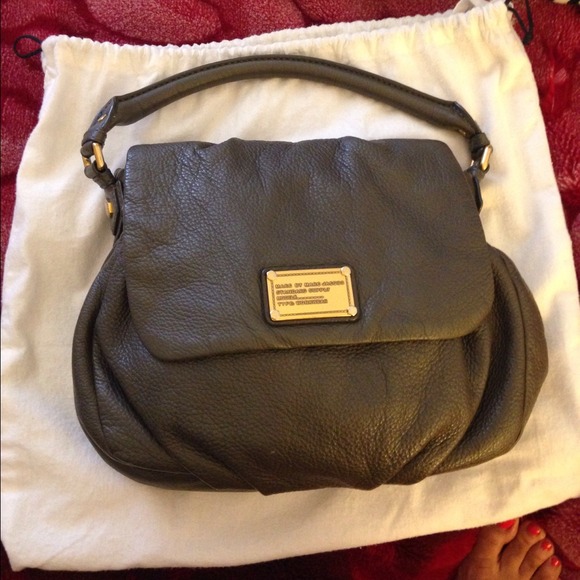 Marc Jacobs Grey Lil Ukita Purse