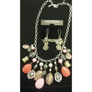 Lane Bryant necklace and earrings set